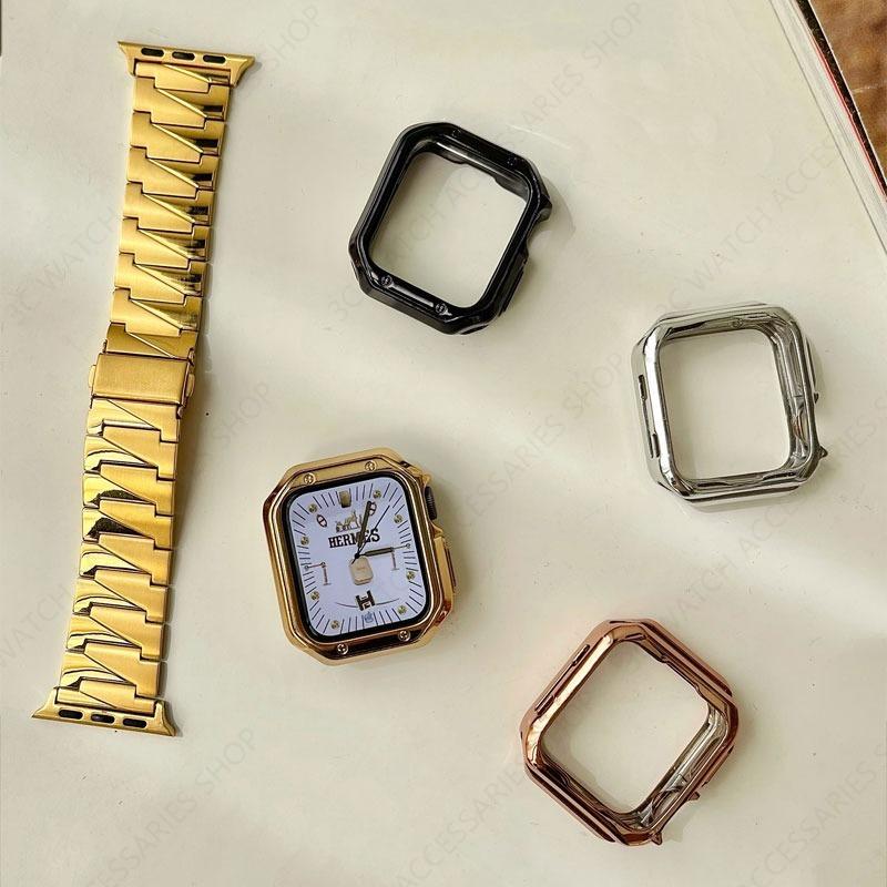 Чехол для Apple Watch Ultra 49 мм Мягкий ТПУ Защитный Бампер Чехол iWatch Серии 9 8 7 SE 6 5 4 40мм 41мм 45мм 44мм Корпус Часов