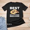Ball Python Dad Beard Mustache Pet Snake T-Shirt Unisex T-shirt