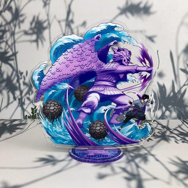 16cm Naruto Uzumaki Naruto Uchiha Sasuke Obito Itachi Madara Kakashi Anime Figures Acrylic Stand Decorations Model Toys