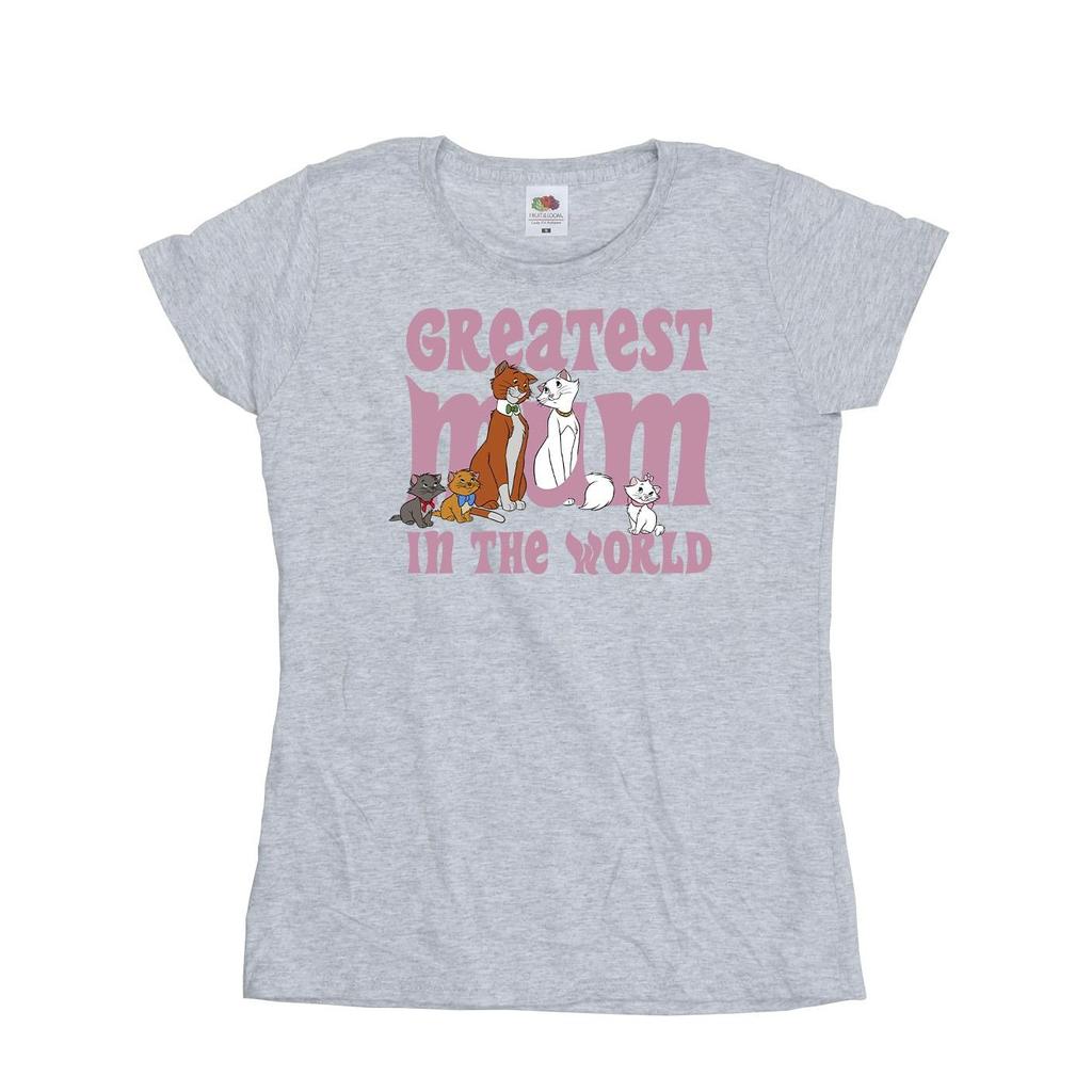 Disney Womens/Ladies The Aristocats Greatest Mum Cotton T-Shirt