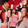For Party Cinema Pointed Bottom Popcorn Container Potato Chips Boxs Popcorn Bags Popcorn Sleeve