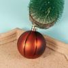 6Pcs Plastic Christmas Tree Ornament 6cm Electroplated Ball Christmas Decorations