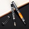 1 Pc Luxurious Metal and Acrylic Fountain Pen Business Office Ink Pen