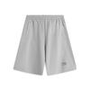 Li Ning Sports Lifestyle Series Simple Solid Color Elastic Casual Shorts Men Shorts Geological-Gray AKSV823-2