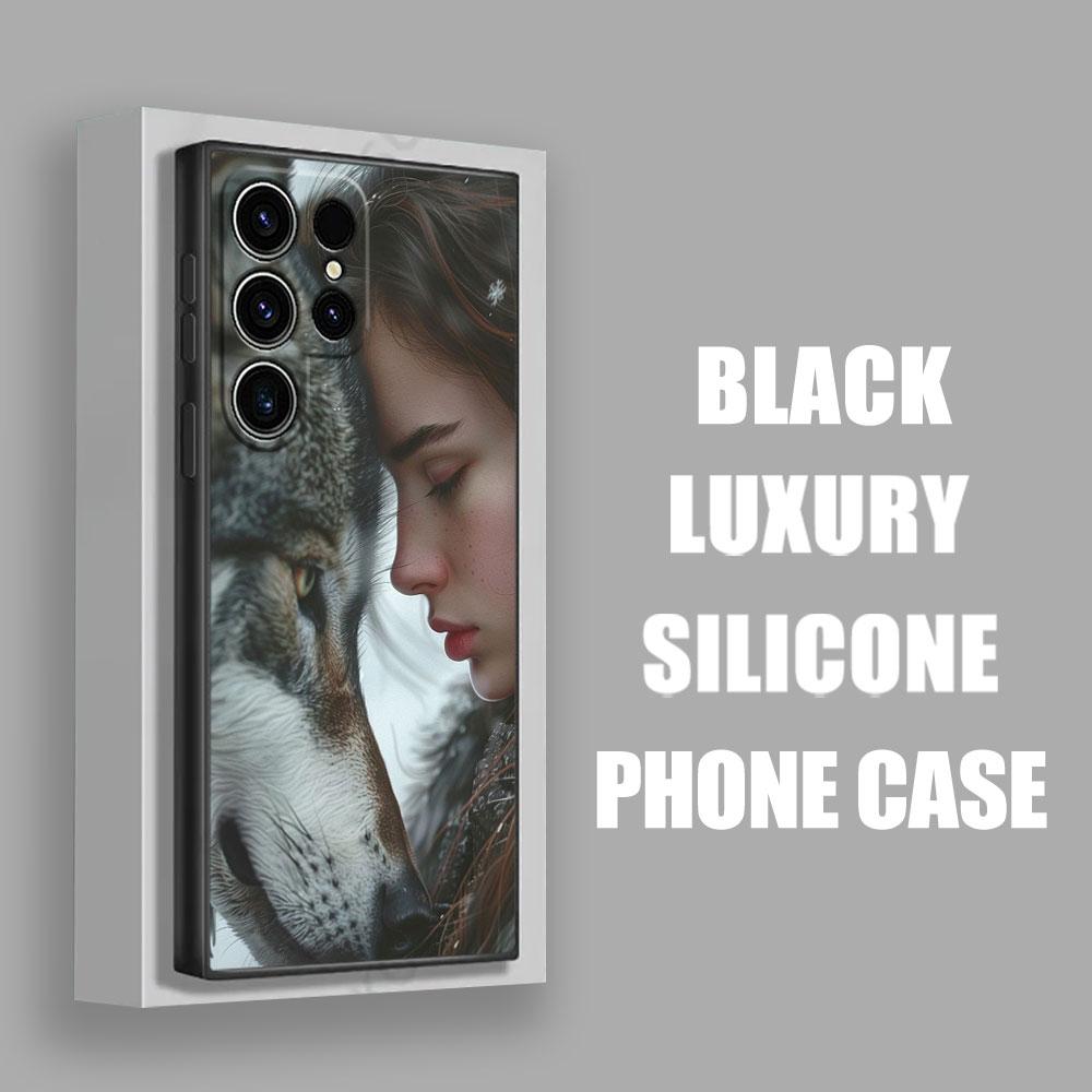 Силиконовый чехол Волк Лев Кот S26Ultra для Samsung Galaxy S26 S25 S24 S23 S20 S21 FE S22 Ultra Plus 5G Чехлы Мягкая Крышка для Телефона