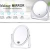 Вращающееся на 360° 5-кратное увеличительное зеркало, гибкое настольное зеркало для макияжа, зеркало для красоты