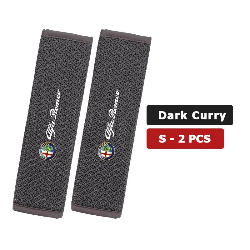 For Alfa Romeo 1/2PCS Car Seat Belt Cover Adjustable Ice Silk Safety Protection Shoulder Pad 159 Giulietta 156 147 Giulia Mito
