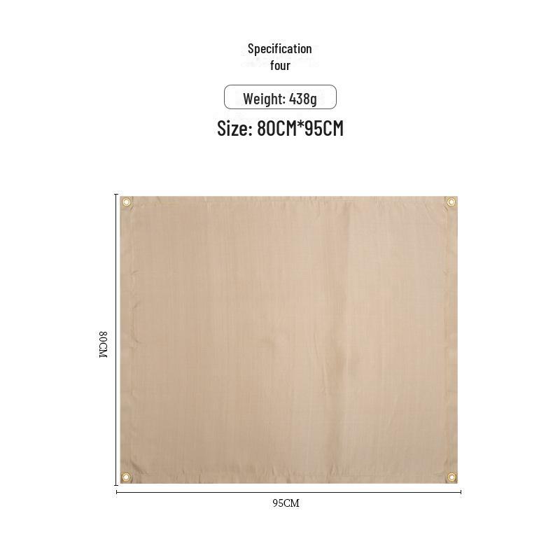 Fireproof Outdoor Picnic & Camping Mat - High Temp Flame Retardant Fiberglass Blanket
