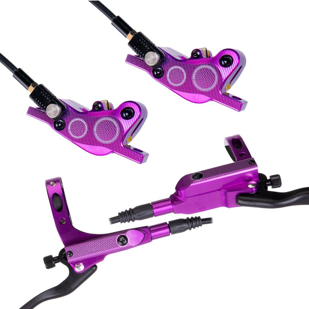 4-поршневой гидравлический дисковый тормоз для велосипеда, алюминиевый передний и задний калипер, велосипедные тормоза для шоссейного велосипеда, горного велосипеда