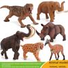 Ancient Animal Simulation Model: Woolly Rhinoceros & Mammoth - Educational Toy for Kids