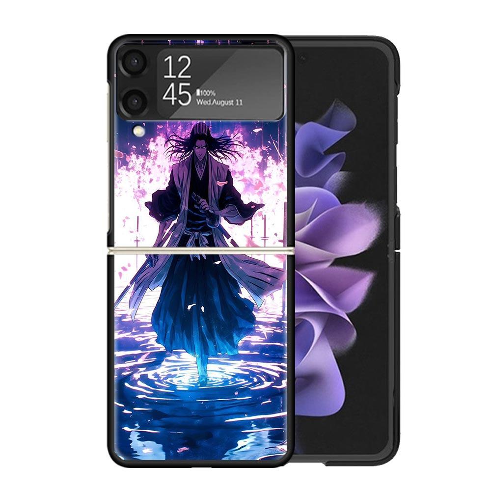 Чехлы Bleach Kuchiki Byakuya для Samsung Galaxy Z Flip 4 5 6 7 3 Z Flip7 Flip6 Flip4 Flip5 Flip3 5G Жесткий Ударопрочный Чехол Fundas