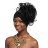 One Size Side Flower Ramadan Hijab Big Flower Islamic Headscarf Women's Turban Cap  Ladies Headwear