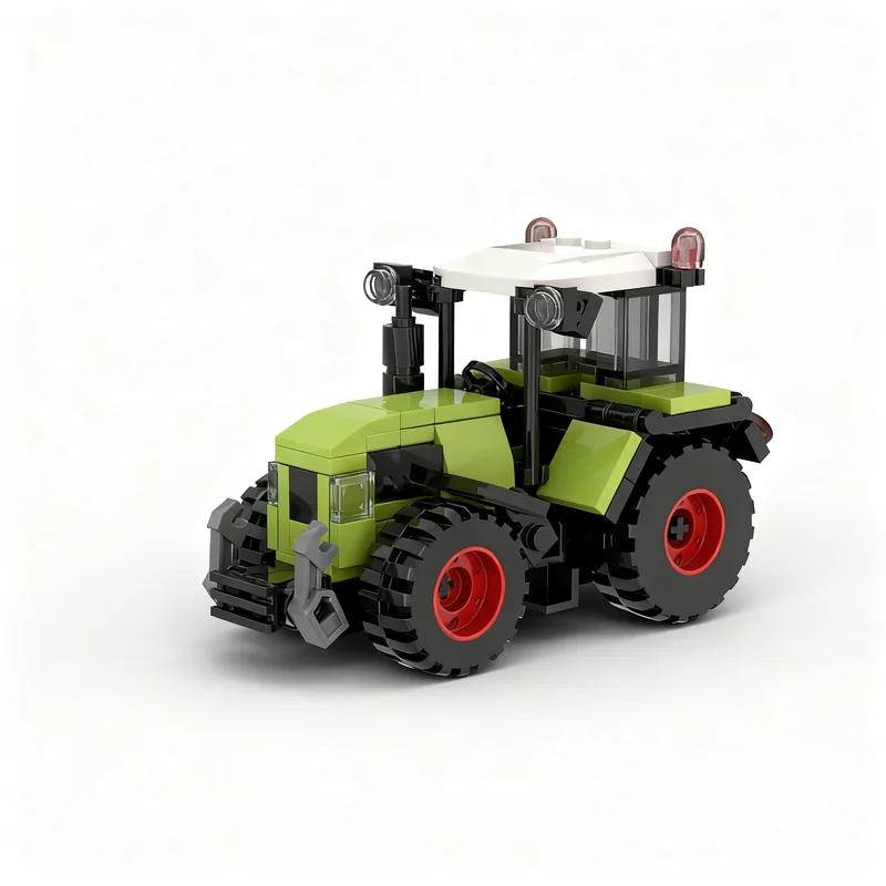 НОВЫЙ 154 детали MOC Трактор Claas Arion с Колесами и Прицепом Модель DIY Креативные Идеи Дисплей Подарок на День Рождения Набор Технологических Строительных Кирпичиков