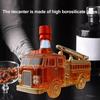 Пожарная машина Декантер для виски 354 мл Высокоборосиликатное стекло Диспенсер для ликера для коллекционера бурбона Подарок для пожарных и любителей виски