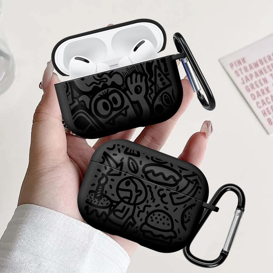 Чехол для Airpods Pro 2 3 Pro2 Pro3 4 1 Чехлы для наушников Обложка Уличное Граффити Искусство