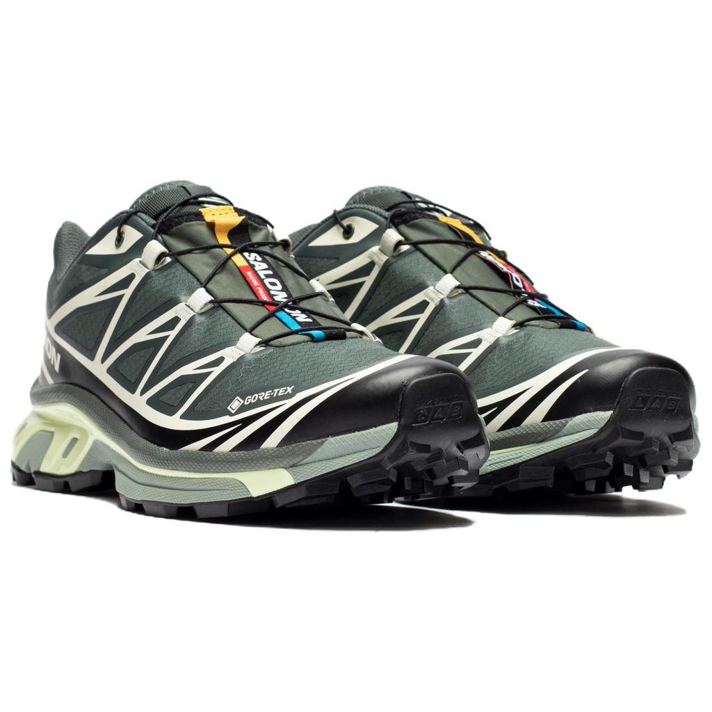 SALOMON Кроссовки XT-6 GORE-TEX Urban Chic Lime Cream Unisex Серо-черные L47581300