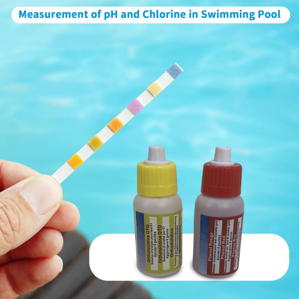 Swimming Pool Spa Water Chemical Test Kit For And Test (Refill )20ml
