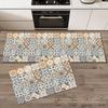 Водонепроницаемый и Нескользящий Кухонный Богемный Ковер Винтажные Длинные Напольные Коврики Качественный Моющийся Ковер для Спальни Прихожей Входной Коврик