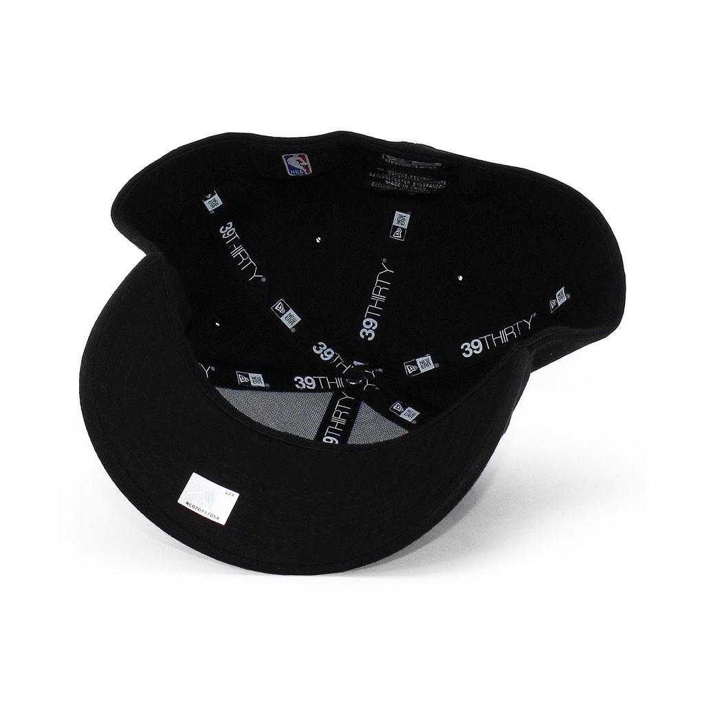 [New Era] Cap 39THIRTY Utah Jazz NBA STRETCH FIT CAP Stretch UTAH JAZZ Black Hat 3930 Size SM [Used]