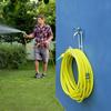 Garden Hose Holder Stainless Steel Water Hose Organizer Wall or Faucet Mount Includes Screws Anchors Rustproof Hose Storage Hanger for Yard