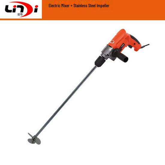 5-Gallon Stainless Steel Pneumatic Mixer, Explosion-Proof, Handheld Lifting Platform for Paint and Ink.