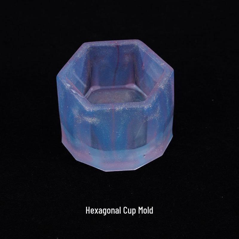 Poppy DIY Hexagonal Succulent Pot & Storage Box Silicone Mold