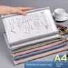 Zipper A4  Storage Bag Mesh Stationery New File Folders  Office