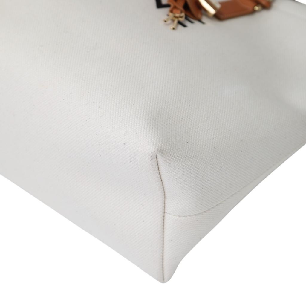 Celine Кросс-боди сумка Horizontalkava холст белый Женская 190062BNZ Б/у