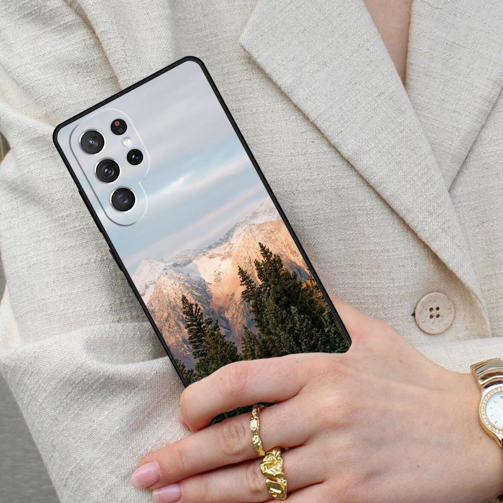 Beautiful Mountain Forest Nature Cell Phone Case for Samsung Galaxy S26 Ultra S25 S24 S23 S22 S21 S20 Note10 Cover