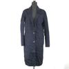 DAMA Collection Wool Cashmere 10 Percent Long Coat Outerwear Women S 7AR Navy(USED)
