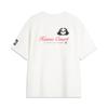 Li Ning Anti-Five Series Casual Simple Round Neck Pullover Printed Letter Loose Fashion Versatile Short Sleeve T-Shirt Men T-Shirt Off-White AHSVD13-1