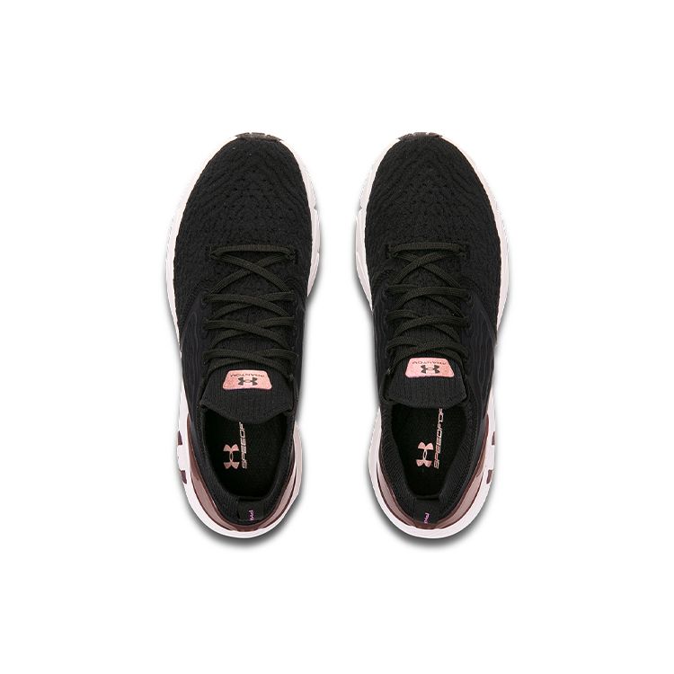 Under Armour HOVR Phantom 2 CLRSF Comfortable Fabric Synthetic Leather Low Top Casual Running Shoes Women Sneaker Black 3025215-001