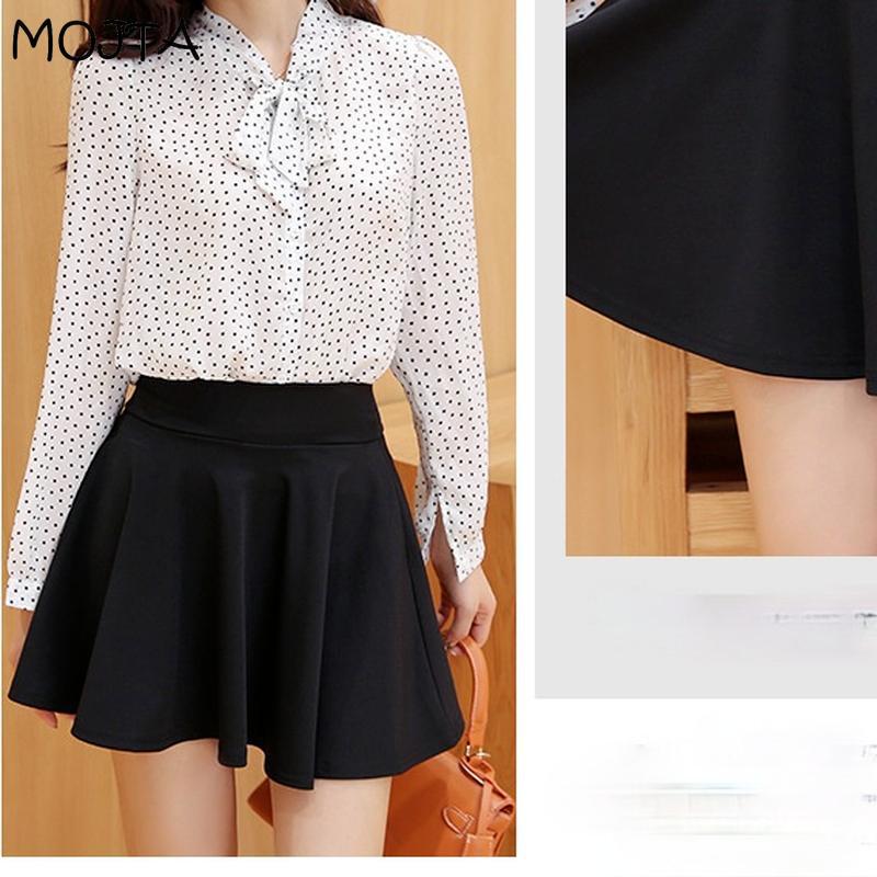 Плюс размер S-4XL, шорты, юбки, женская трапециевидная плиссированная юбка с высокой талией, женская корейская элегантная юбка