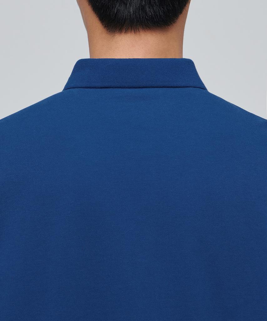 MUSINSA STANDARD Basic Pique Polo Shirt [Classic Blue]