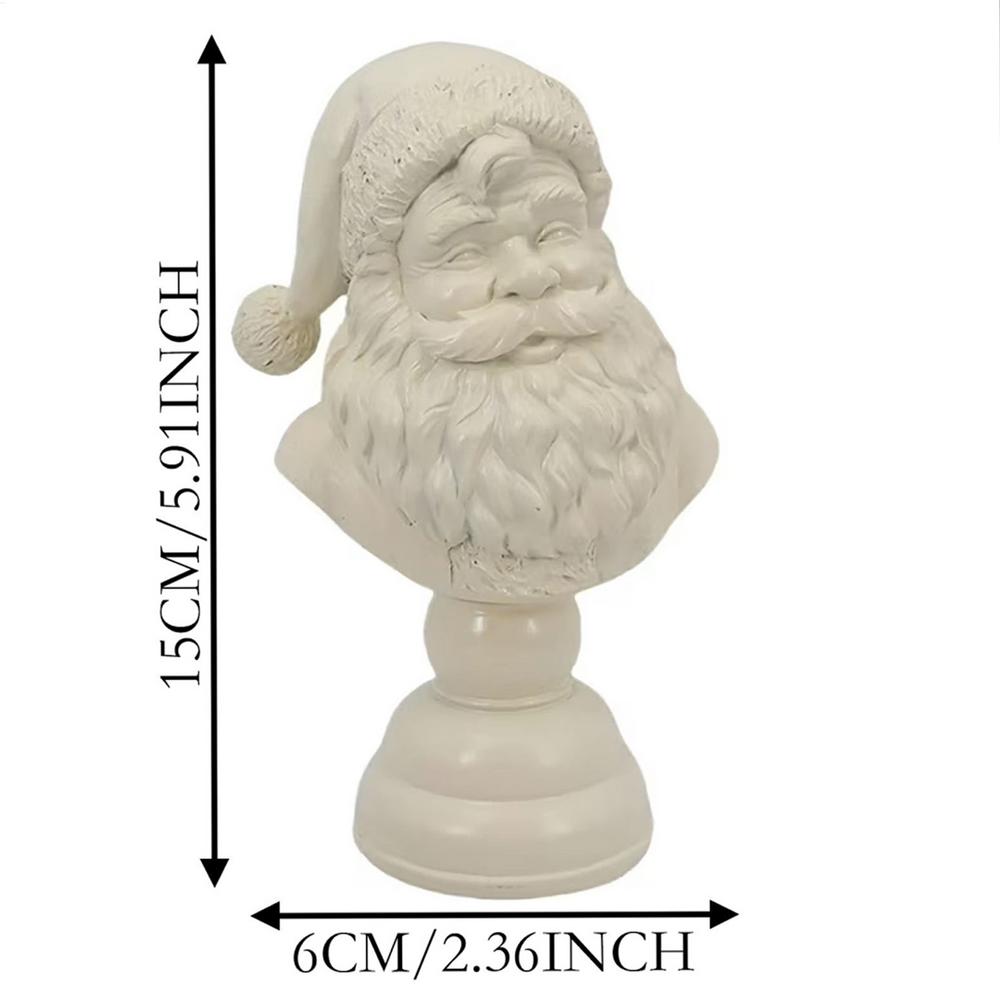 1pcs Christmas Figurines Crafts Sculpture Christmas Resin Statue for Dorm Living Room Bedroom Party Winter Festival Decorations