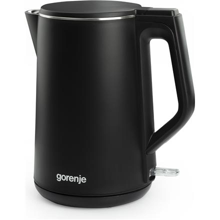 Gorenje | Kettle | K15DWBK | Electric | 2200 W | 1.5 l | Stainless steel | 360° swivel base | Black