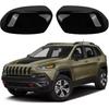 Глянцевая черная крышка зеркала прямой замены для Jeep Grand Cherokee 2011- и Dodge Durango 2011-2025, стиль прямой замены, не наклейка