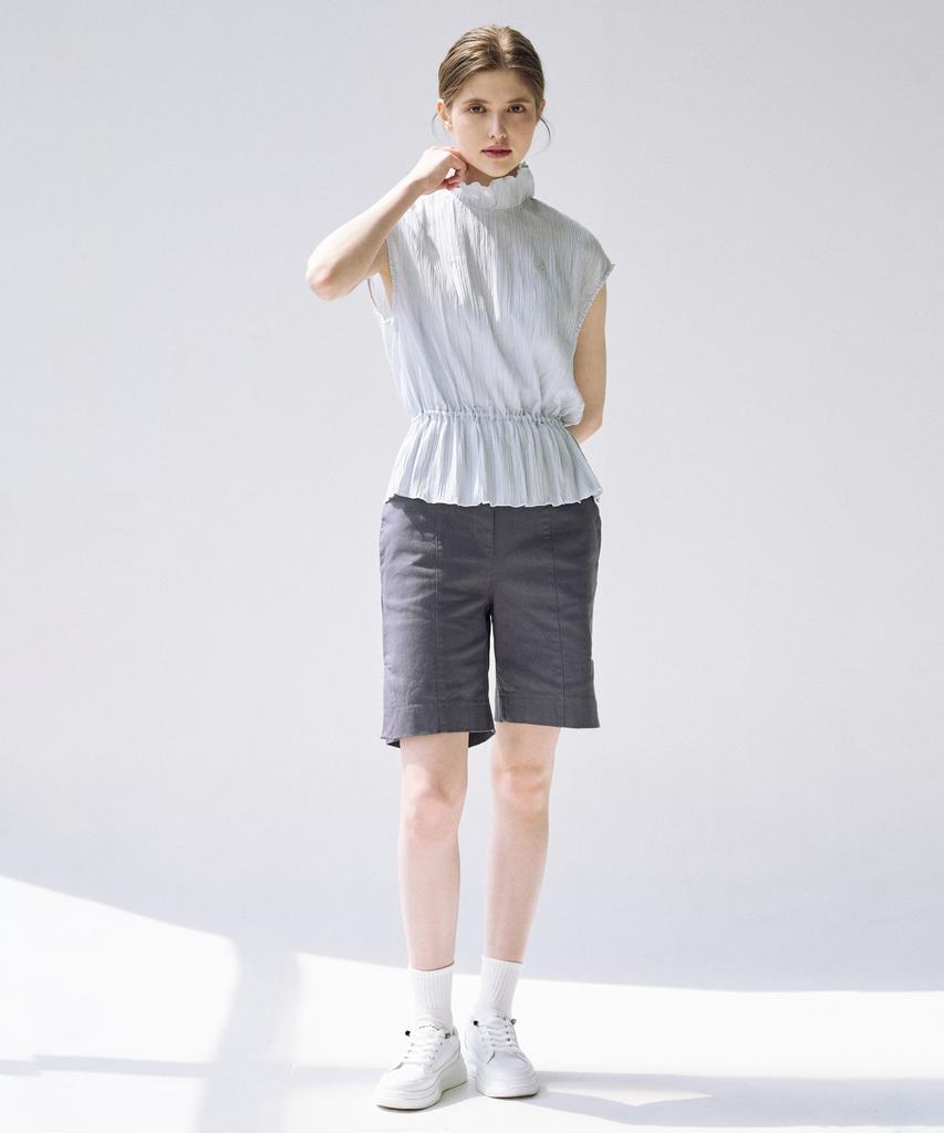 AIMSWING+8 Cotton Half Pants (Purple Gray)