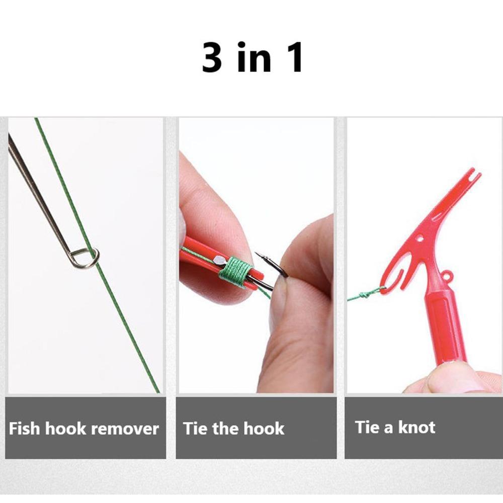 Fly Nail Knot Fishing Hook Removal 3 In 1 Remover Tool New Detacher