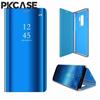PKCASE Смарт-зеркало Флип-чехол для телефона для Samsung A05 A05S A15 A35 A25 A33 A34 5G Note 20 Ultra Ударопрочный Кожаный Чехол-подставка