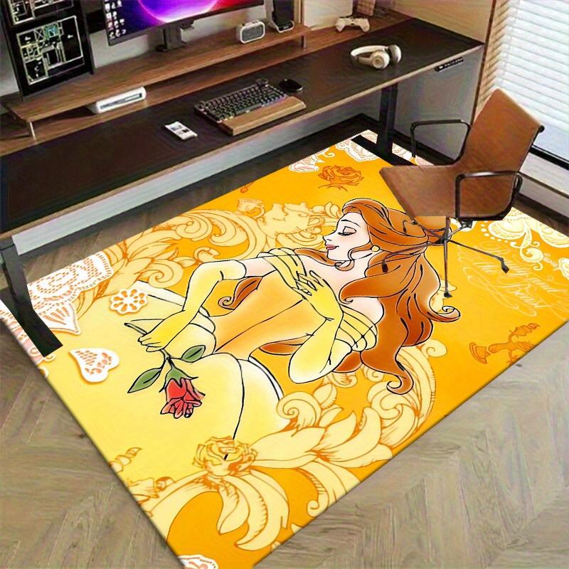 1pc, Beauty and the Beast Inspired Home Decor Rug - Living Room, Bedroom, or Office | Gift Idea | Soft and Comfortable Carpet | Elegant Flor