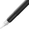 Перьевая ручка LAMY cp1 Black минималистичная элегантная металлическая с амортизацией из нержавеющей стали очень тонкое перо Включает картридж с синими чернилами - Изящный, дизайн, корпус,