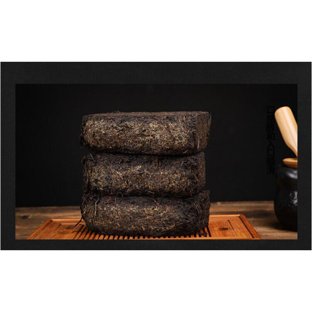 1 кг черный чай Хунань Аньхуа, черный чай ручной работы из кирпича, черный чай Аньхуа, черный чай Тянь Фу