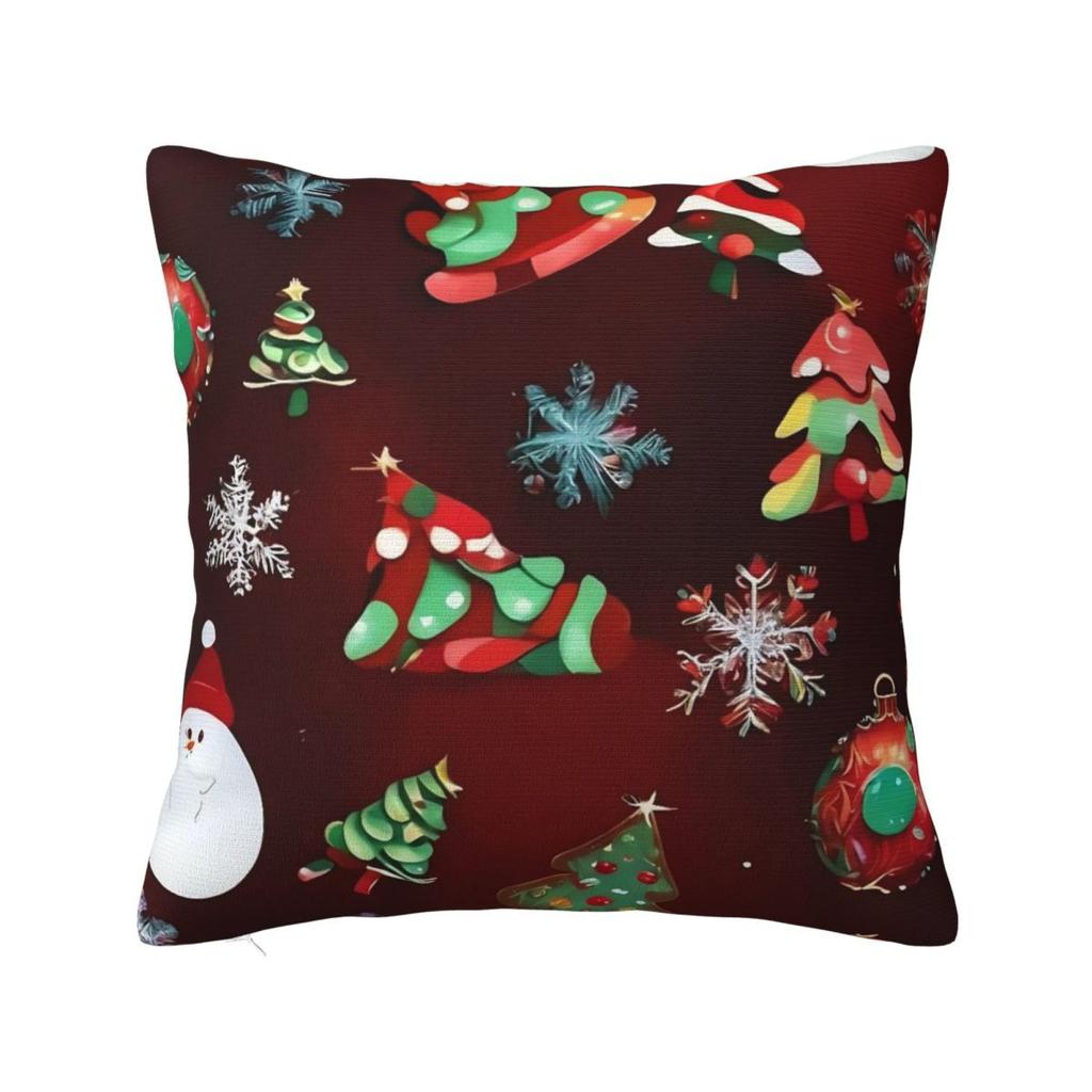 Pillow Cover Christmas Graphic Cushion Cover Morden Pillow Case For Sofa Bedroom Home Decor Pillowcases