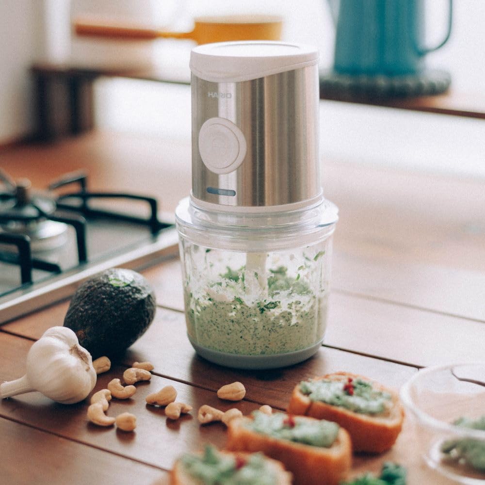 Hario Беспроводной 2-в-1 блендер, бутылка-блендер, практический объем 400 мл, белый ECB-1-W