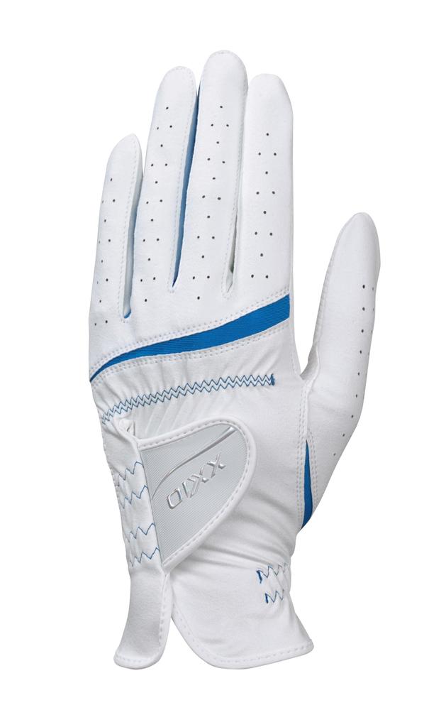 DUNLOP XXIO Ambidextrous Golf 19cm GGG-X022WW Women's Gloves, White/Blue,