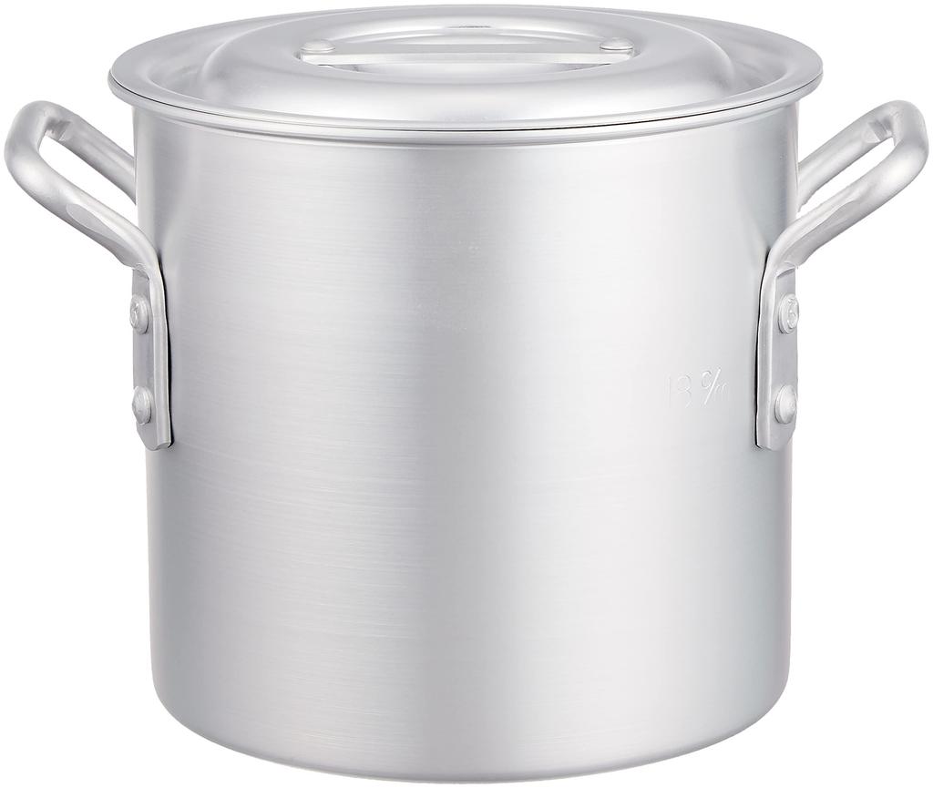 Endo Shoji Commercial TKG Stockpot, 21cm (Anodized Aluminum), Made In Korea, AZV6321