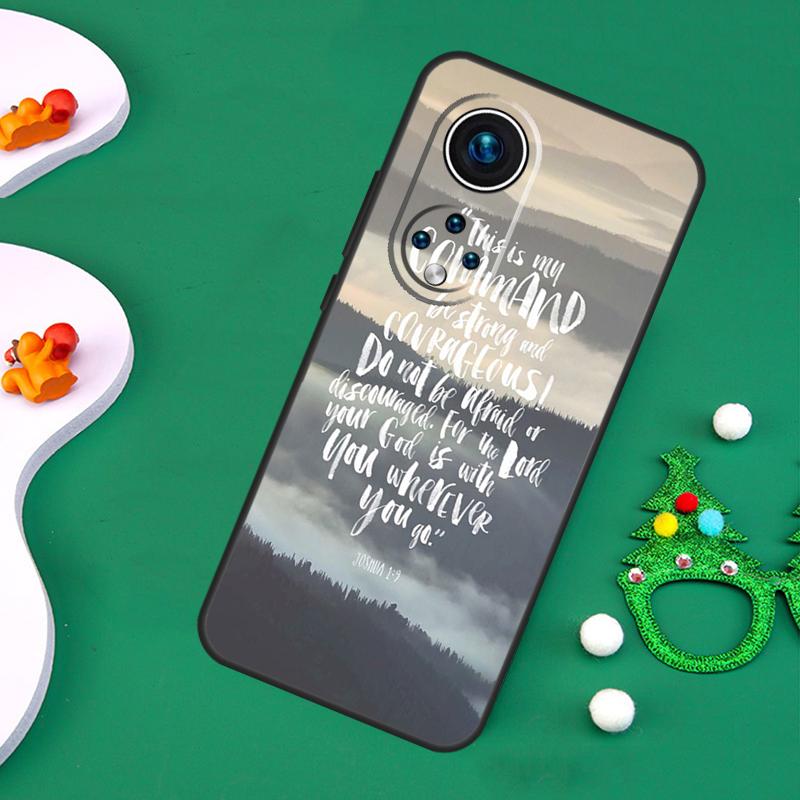 Bible Verse Quotes Case For Honor 200 Lite 50 70 90 X9c X9b X9a X8a X8b X7a X6a X8 X9 Magic 7 5 6 Pro Cover