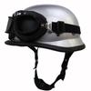 Retro DOT-Certified Half Motorcycle Helmet with Goggles for Outdoor Riding