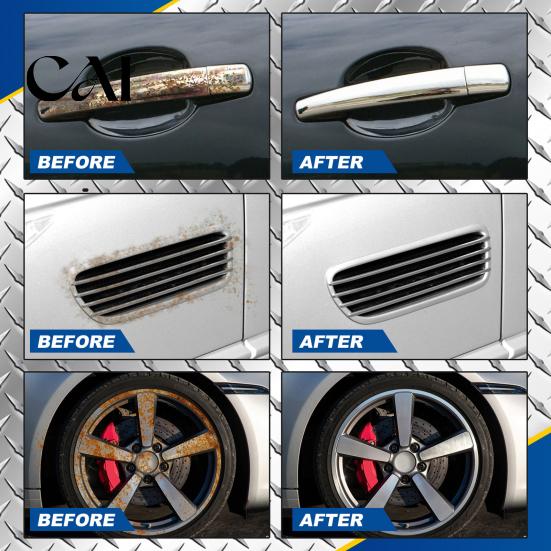 Iron Remover for Wheels Spray Cars, Rust Brake Dust, Car Paint 120ml Metal Cleaner Auto Paint, Fast Dissolve Stain And Oxidation